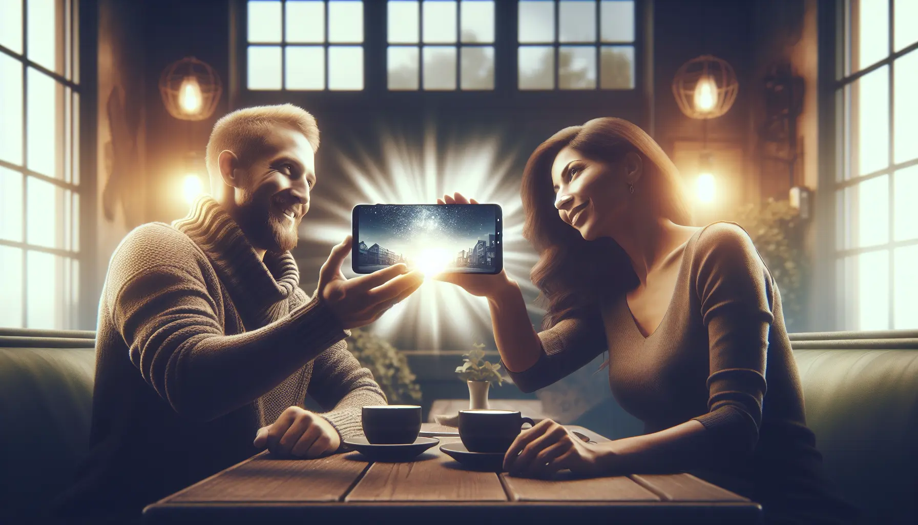 Person sharing goal progress with an accountability partner